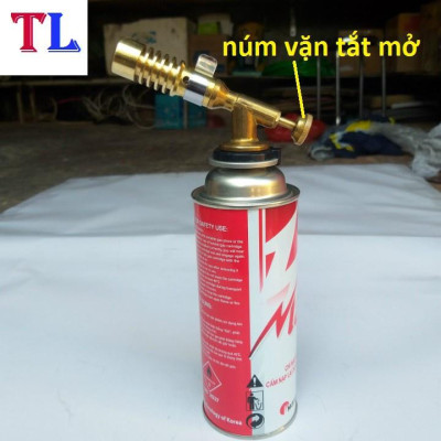Đèn Khò Gas 1300 Độ Bằng Đồng Nguyên Khối Độ Bền Cao - Khò Lửa Mini (Khò 733)