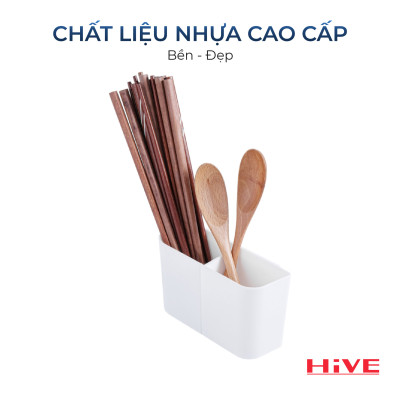 Hộp (ống) đựng đũa muỗng nhựa HiVE Premium