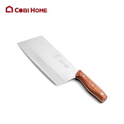 Dao chặt Chinese Cleaver tay cầm gỗ - Inox 420 sắc bén - Cầm chắc tay, chặt thịt đẹp, bề mặt bóng - Cobihome