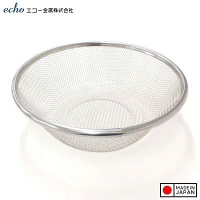 Rổ inox tròn Colander Echo Ø15cm - Hàng nội địa Nhật Bản nhập khẩu chính hãng