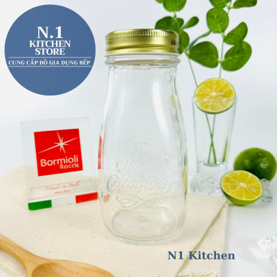 Hũ thủy tinh nắp vặn 200ml Bormioli Rocco Ý - Hàng Chính Hãng