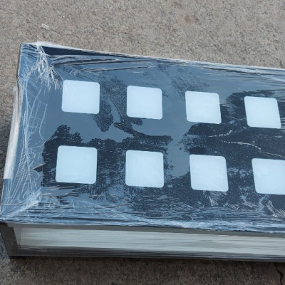 Bàn trà gỗ vuông mặt kính 50 x 100 x 45 cm