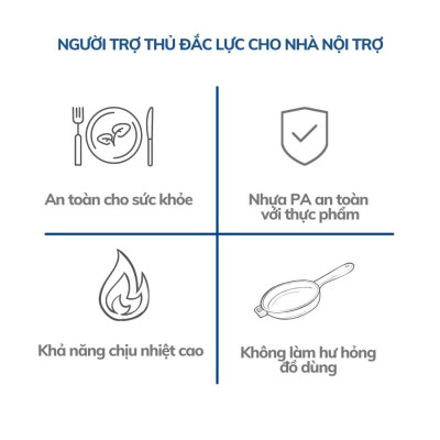 Xẻng Xào Xẻng Lật Tramontina 30cm Chất Liệu Nhựa PA An Toàn Chịu Nhiệt Nhập Khẩu Brazil