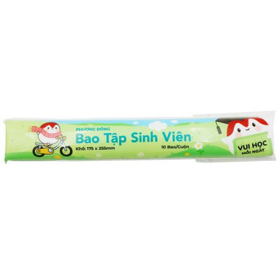Combo 10 Tập Sinh Viên 4 Ly Ngang 200 Trang ĐL 70g/m2 - FAHASA + 1 Bao Tập