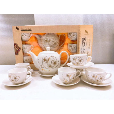 BỘ ẤM PHA TRÀ KÈM KAY, BỘ ẤM CHÉN KÈM ĐĨA ( GIAO NGẪU NHIÊN)