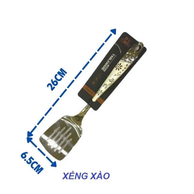  BỘ DỤNG CỤ NHÀ BẾP INOX 4 MÓN – MUỖNG CANH, MUÔI THỦNG, XẺNG XÀO, XẺNG THỦNG – CÓ MÓC TREO TIỆN DỤNG - HÀNG CHÍNH HÃNG MINIIN