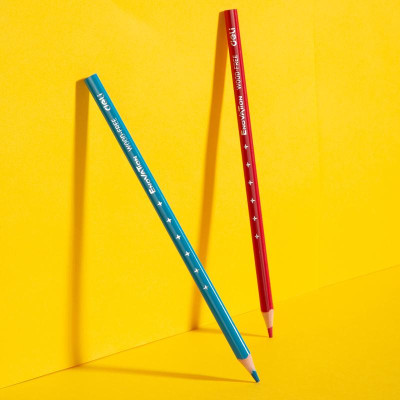 Hộp Tròn 12 Bút Chì Màu Deli EC112-12