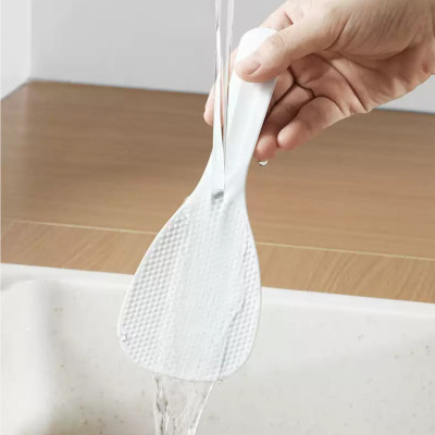 Combo 1 Ống cắm đũa thìa 2 ngăn có núm hít chân không + 1 Muôi xới cơm hàng nội địa Nhật Bản