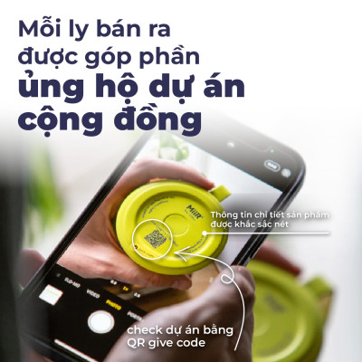 MiiR - Bình giữ nhiệt Sipper Straw - Màu Xanh Sương Mai/ Hồng Gỗ  - 473ml