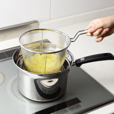 Vợt inox trụng mì, hủ tiếu Pearl Metal - Hàng nội địa Nhật Bản |Nhập khẩu trực tiếp từ Nhật Bản|