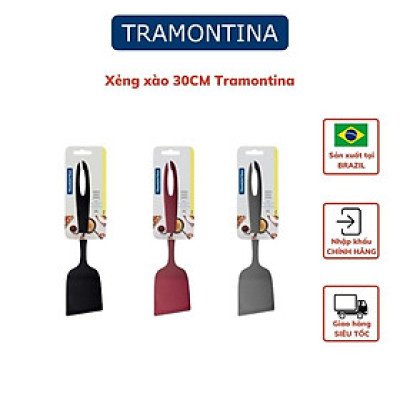 Xẻng Xào Xẻng Lật Tramontina 30cm Chất Liệu Nhựa PA An Toàn Chịu Nhiệt Nhập Khẩu Brazil