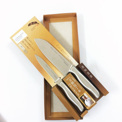 Set 2 chiếc dao làm bếp Nakamura ( 24cm & 16.4cm), làm từ thép chống gỉ sét, chống ăn mòn, không chứa thành phần độc hại - nội địa Nhật Bản 