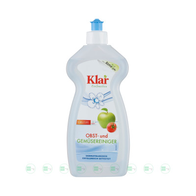 Nước rửa rau quả hữu cơ không mùi 500ml Klar (Almawin)
