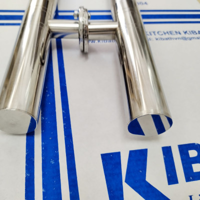Tay Nắm Cửa Cổng Kibath Inox 304 Ống Phi 32, Cặp 2 cái, KB-904