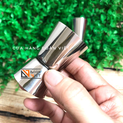 Ly Định Lượng Inox 2 Đầu - Combo 3 ly (20/30 - 20/40- 25/50 c.c). Dụng cụ pha chế dùng định lượng pha Cocktail