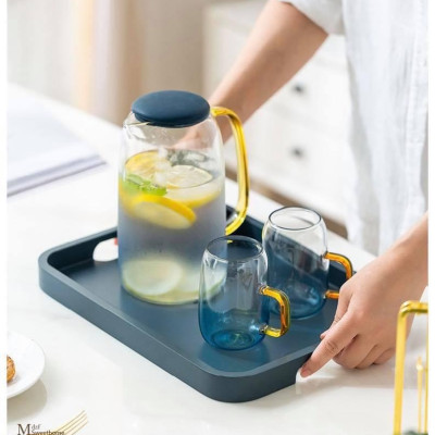 KHAY ĐỰNG BÌNH LY CỐC UỐNG NƯỚC MÀU XANH CỔ VỊT - VD709