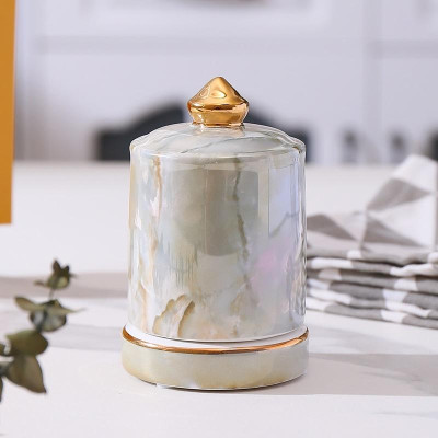 Ống đựng tăm họa tiết vân đá, sang trọng, lịch sự