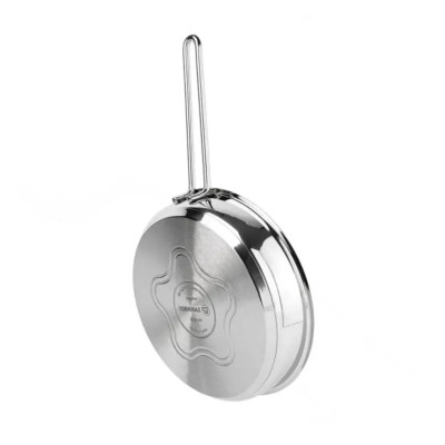 Chảo inox cao cấp Korkmaz Perla 24cm- A1659 - Hàng Chính Hãng