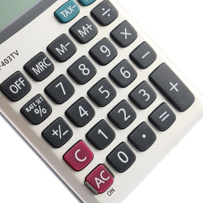 Máy Tính Văn Phòng Casio LC403TV - W-DP - Kèm Quà Chất 04