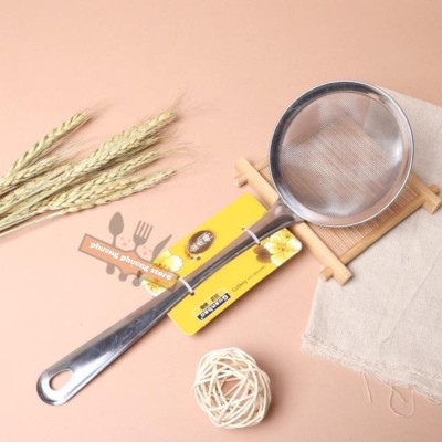 Vợt lưới lọc cặn cho dầu ăn và vớt bọt loại lớn đáy sâu inox 304 cao cấp ( có nhiều size ) sản phẩm bán đúng như hình ảnh đăng chắc chắn - MLS