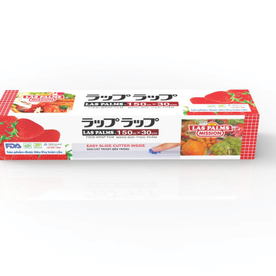 Màng Bọc Thực Phẩm PVC Laspalms MBTP00006163 - 30cmx150m - màu đỏ