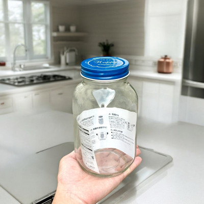 Chai thủy tinh có nắp Echo Glass Bottle 1.0L - Hàng Nội Địa Nhật Bản