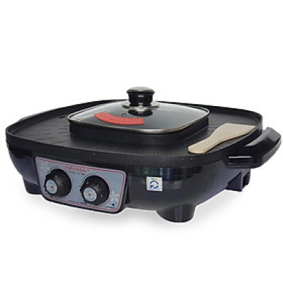 Nồi lẩu Nướng Vuông 2 trong 1 Đa Năng -Hàng chính hãng