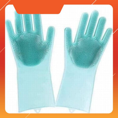 Bộ 2 găng tay rửa bát silicon tạo bọt đa năng
