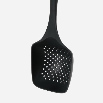 Muôi thủng vớt thức ăn Echo Metal, chuyên dùng để trần/ vớt rau luộc, đồ chiên rán hay rau xào ko bị nhiều nước hoặc trần bún phở - nội địa Nhật Bản 