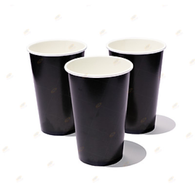 Ly giấy 16oz~472ml - Lốc 50 ly giấy có in màu đơn sắc