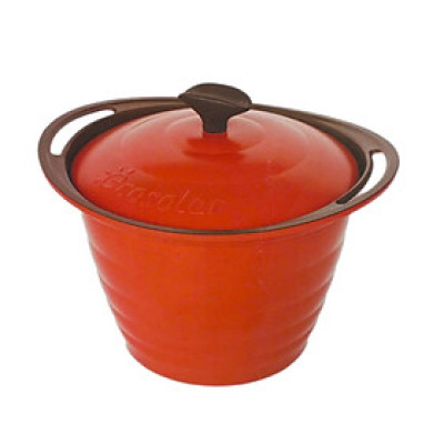 Nồi hầm nhôm đúc Hàn Quốc T&K Eco Solar 24cm thành cao 18cm dung tích 6L đáy từ