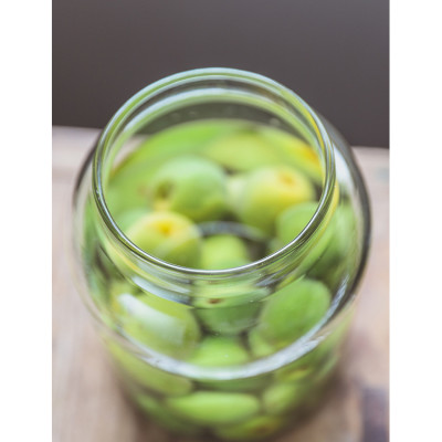 Hũ thủy tinh nắp gỗ ron kín decor bếp HOBBY Home Decor HUNG1 loại 1250ml