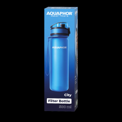 Bình Lọc Cầm Tay Bottle City Aquaphor Màu Xanh Dương