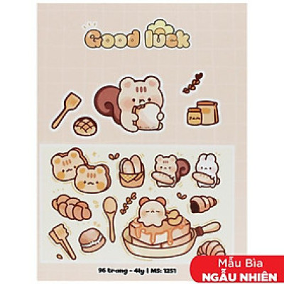 Tập Học Sinh Goodluck - 4 Ô Ly - 96 Trang 120gsm - Hải Tiến 1251 (Mẫu Bìa Giao Ngẫu Nhiên)