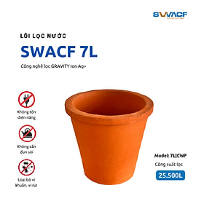 Lõi lọc nước uống trực tiếp SWACF 7L | CWF Nano bạc, tốc độ lọc 2 - 4 lít/giờ, giữ khoáng thiết yếu - Công nghệ Mỹ