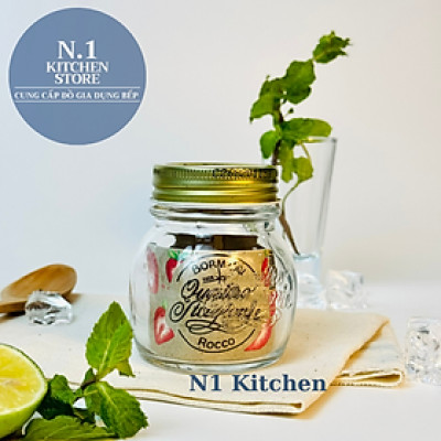 Hũ thủy tinh nắp vặn 250 ml Bormioli Rocco nhập Ý - Hàng Chính Hãng
