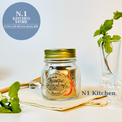 Hũ thủy tinh nắp vặn 250 ml Bormioli Rocco nhập Ý - Hàng Chính Hãng