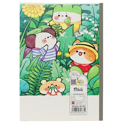 Tập Haplus Olala - Kẻ Ngang - 200 Trang 70gsm - Hải Tiến 6874 (Mẫu Bìa Giao Ngẫu Nhiên)