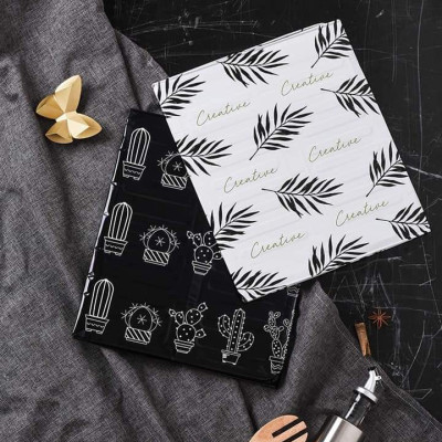 Tấm chắn bếp chắn dầu mỡ cách nhiệt tiện dụng hoạ tiết đẹp