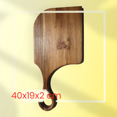 Thớt tay cầm khoen to IBIE để thái chặt và làm khay trưng bày đồ ăn