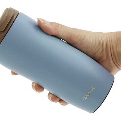 Ly inox giữ nhiệt Pearl Metal 360ml Có nắp - Smoky blue