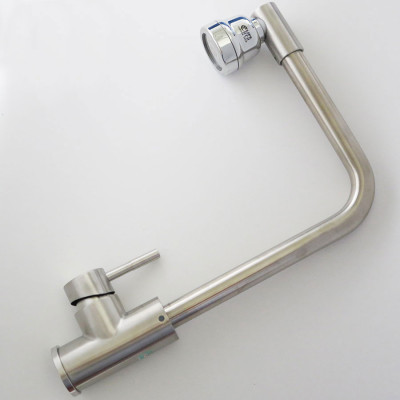 Đầu Vòi Tăng Áp 1 Chế Độ Chảy Mạ Chrome Eurolife EL-TA03 (Trắng Bạc)