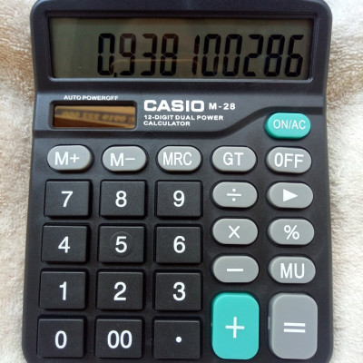 Máy tính cầm tay M28 - Electronic Calculator M28 - Máy tính bỏ túi, thiết bị văn phòng tiện dụng - Hàng chính hãng