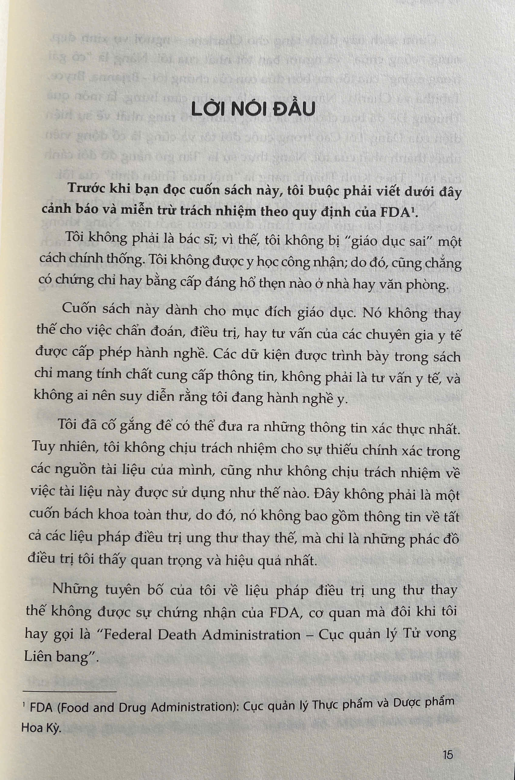 Ung Thư - Sự Thật, Hư Cấu, Gian Lận và Những Phương Pháp Chữa Lành Không Độc Hại