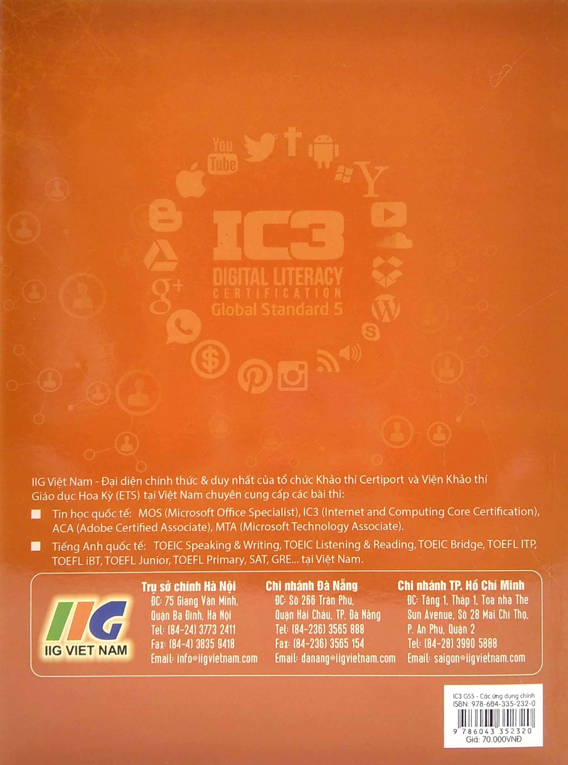 IC3 GS5 - Các Ứng Dụng Chính (Tái Bản)