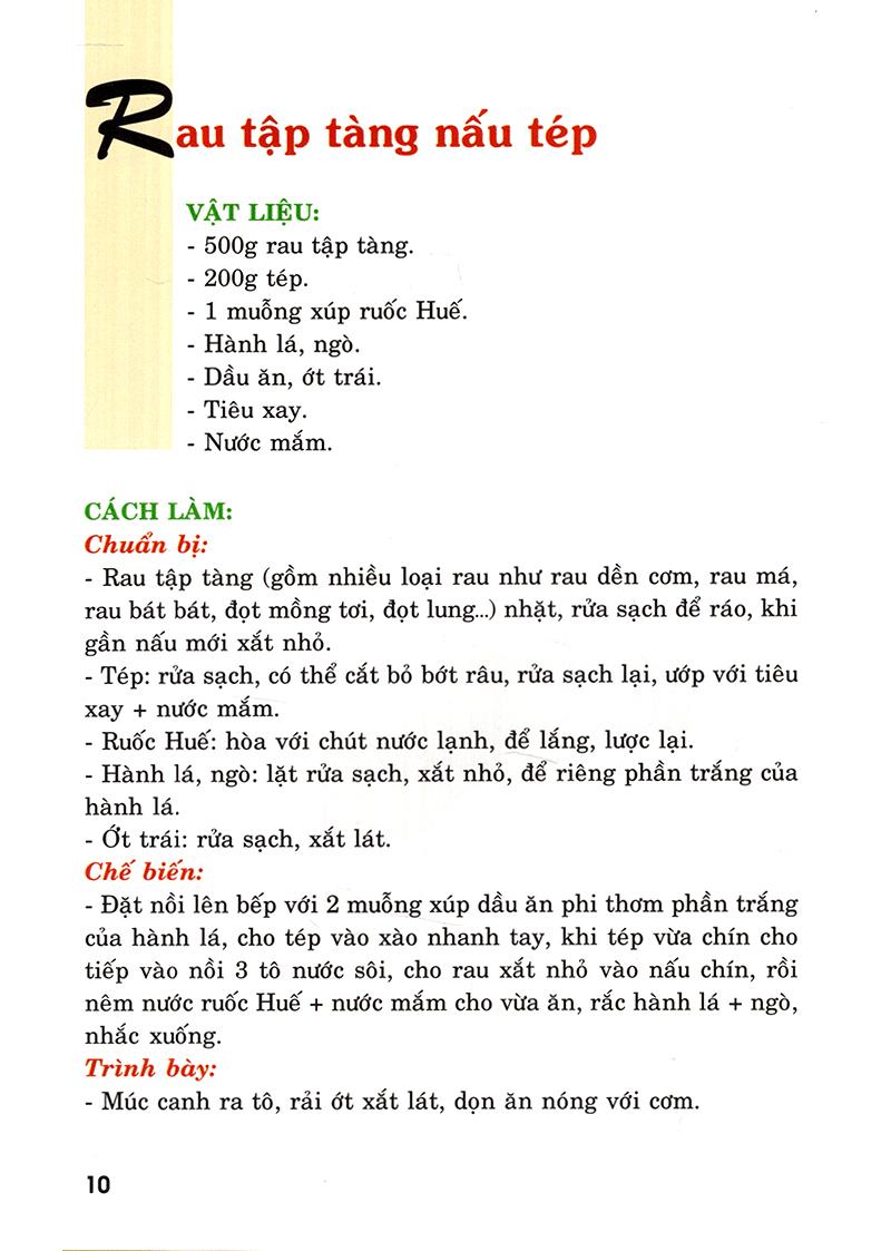 Thực Đơn Nấu Ăn Gia Đình (Tập 1)