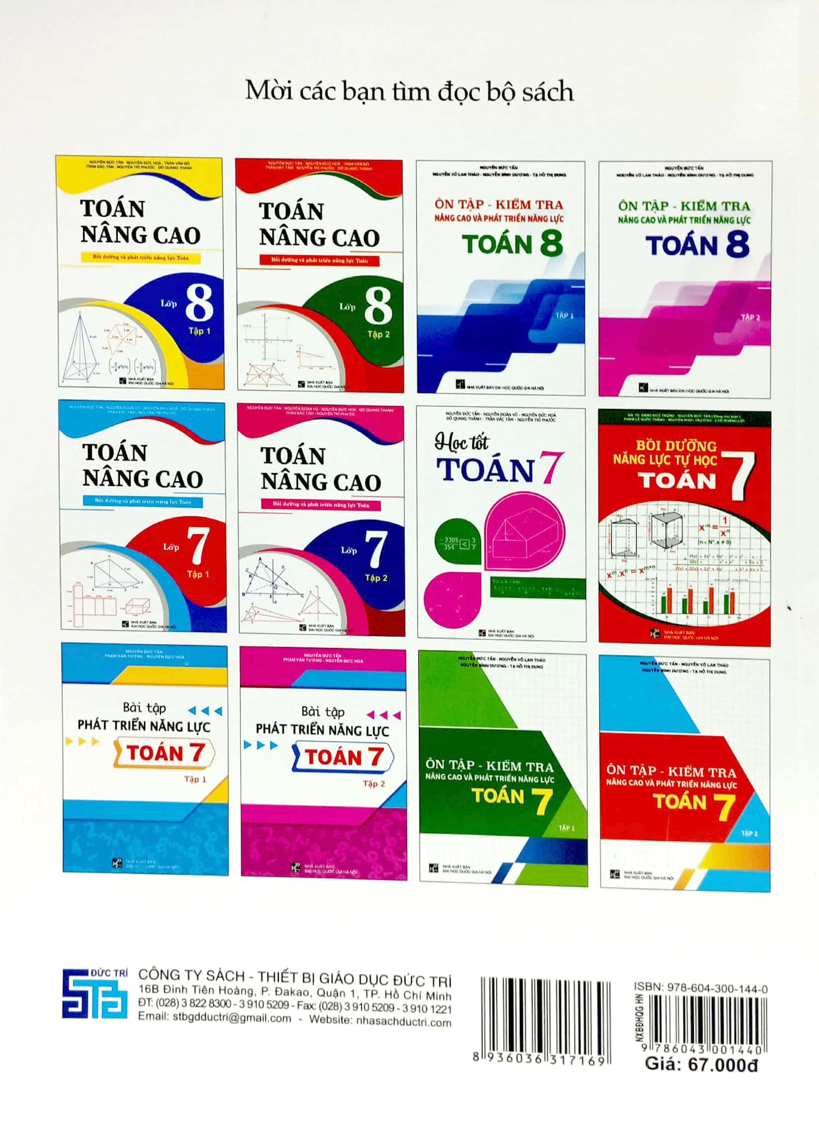 Ôn Tập - Kiểm Tra Nâng Cao Và Phát Triển Năng Lực Toán 8 - Tập 2