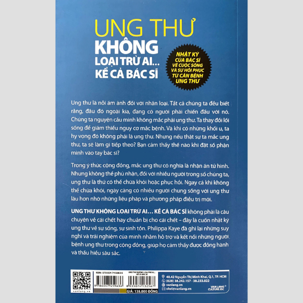 Ung Thư Không Loại Trừ Ai... Kể Cả Bác Sĩ