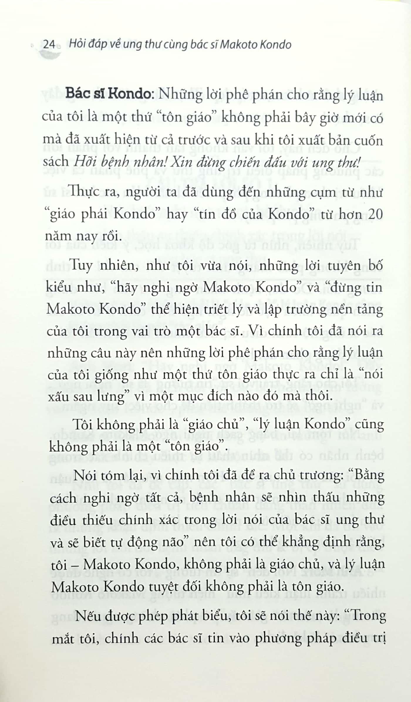 Hỏi Đáp Về Ung Thư Cùng Bác Sỹ Makoto Kondo