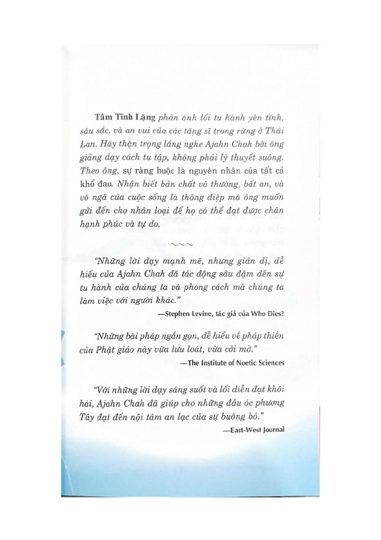 Tâm Tĩnh Lặng (Tái Bản) - Vanlangbooks